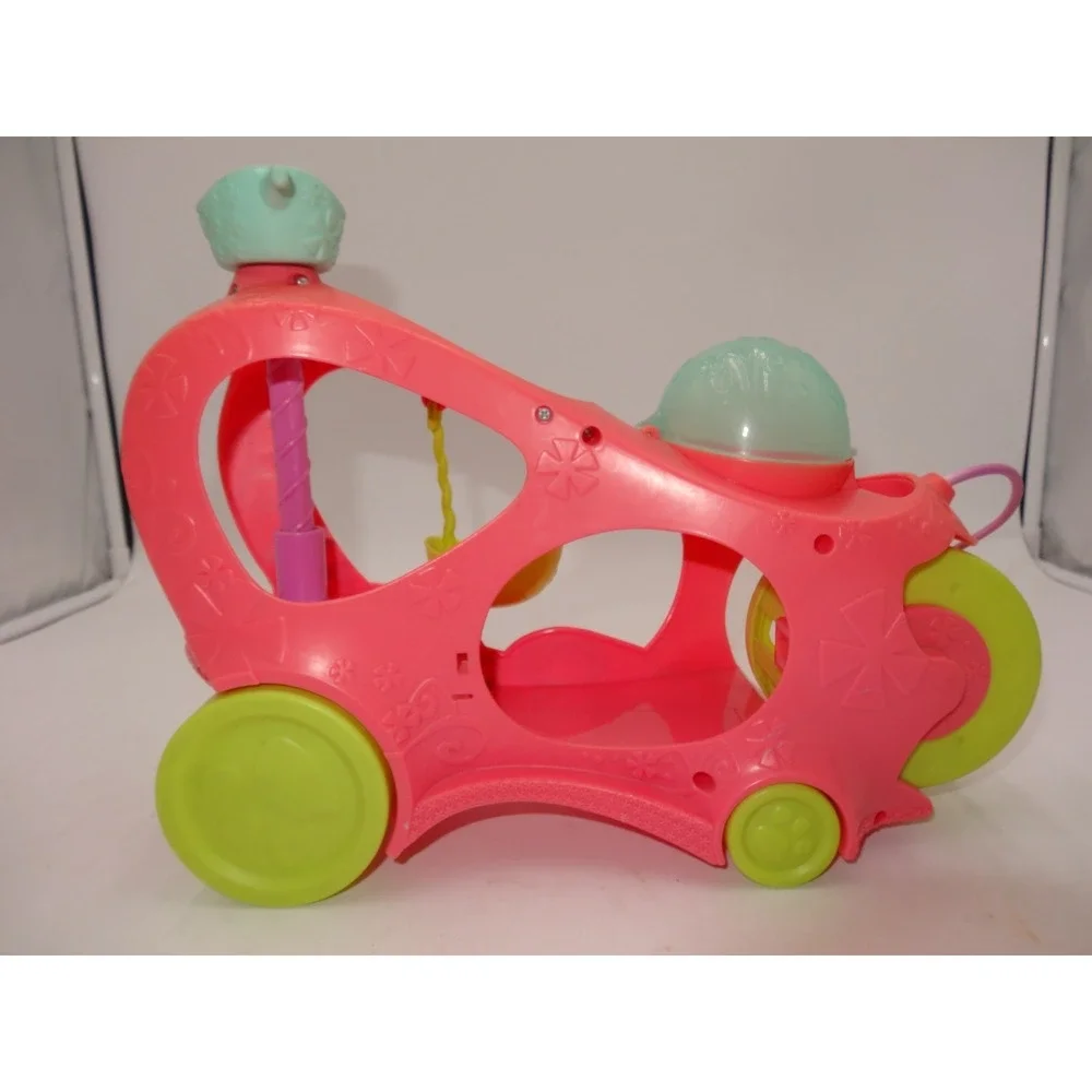 LPS Littlest Pet Shop Paw Powered Cruiser Car With Swing Hamster Wheel NO‎ Pet